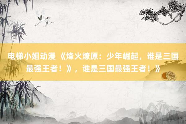 电梯小姐动漫 《烽火燎原：少年崛起，谁是三国最强王者！》，谁是三国最强王者！》
