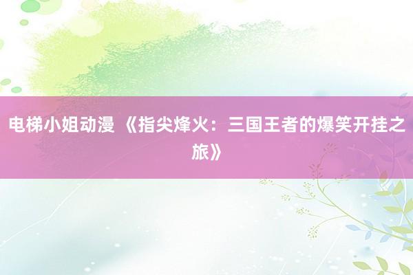 电梯小姐动漫 《指尖烽火：三国王者的爆笑开挂之旅》